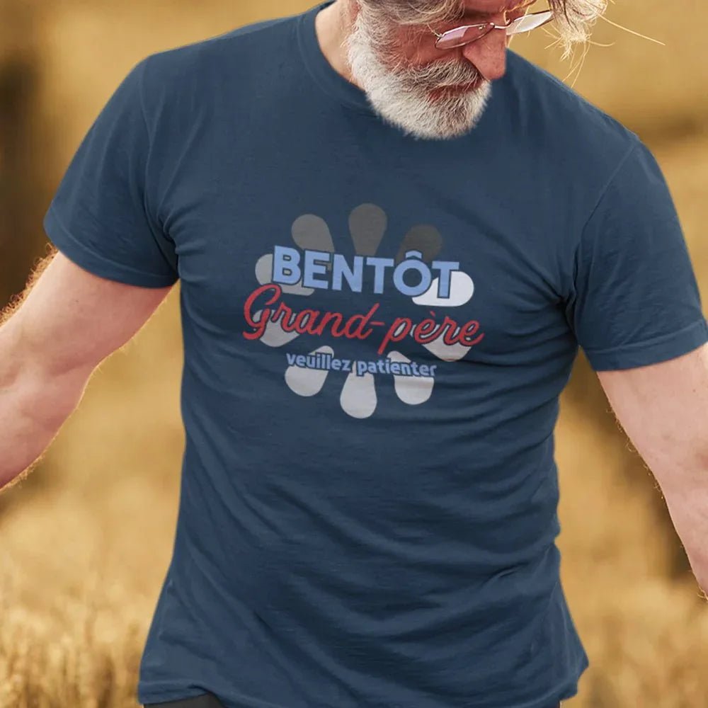 Bientôt Grand-père Veuillez Patienter Men's Organic Tee - Create Marketplace