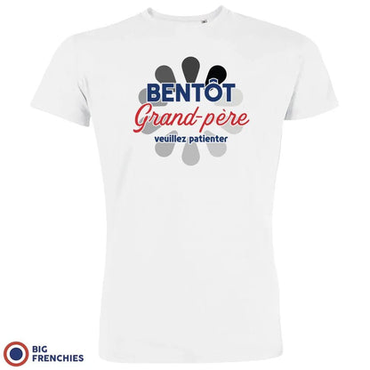 Bientôt Grand-père Veuillez Patienter Men's Organic Tee - Create Marketplace