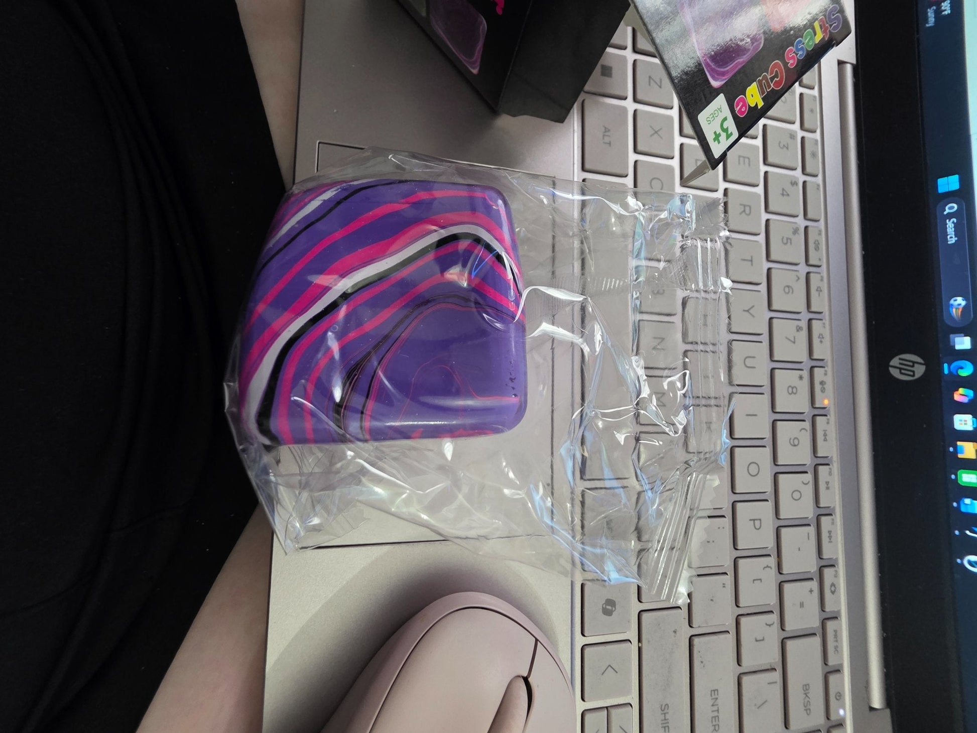 big marble swirl squishy cube - Create Marketplace