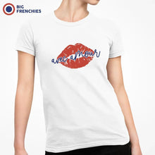 Bisous Avec Amour Women's Organic Cotton Tee - Create Marketplace