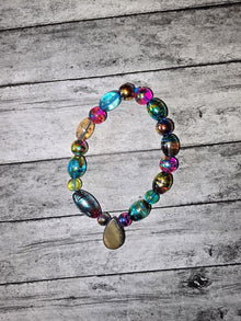 Black Mother of Pearl Bracelet - made by kid Sam - Create Marketplace
