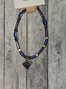 Blue Diamond Charm Bracelet - made by kid Sam - Create Marketplace