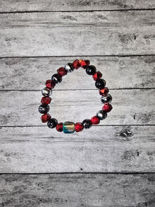 Blue Mother of Pearl Bracelet - made by kid Sam - Create Marketplace