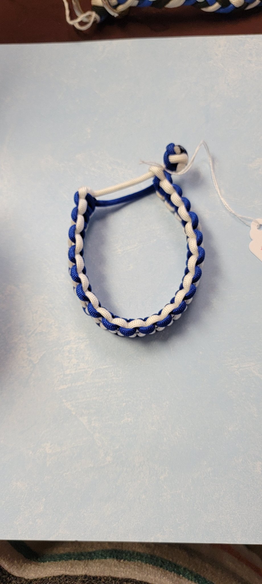 Blue paracord bracelet - Create Marketplace