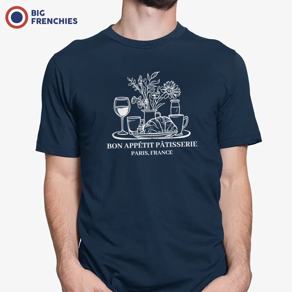 Bon Appétit Pâtisserie, Paris, France Men's Organic Cotton Tee - Create Marketplace
