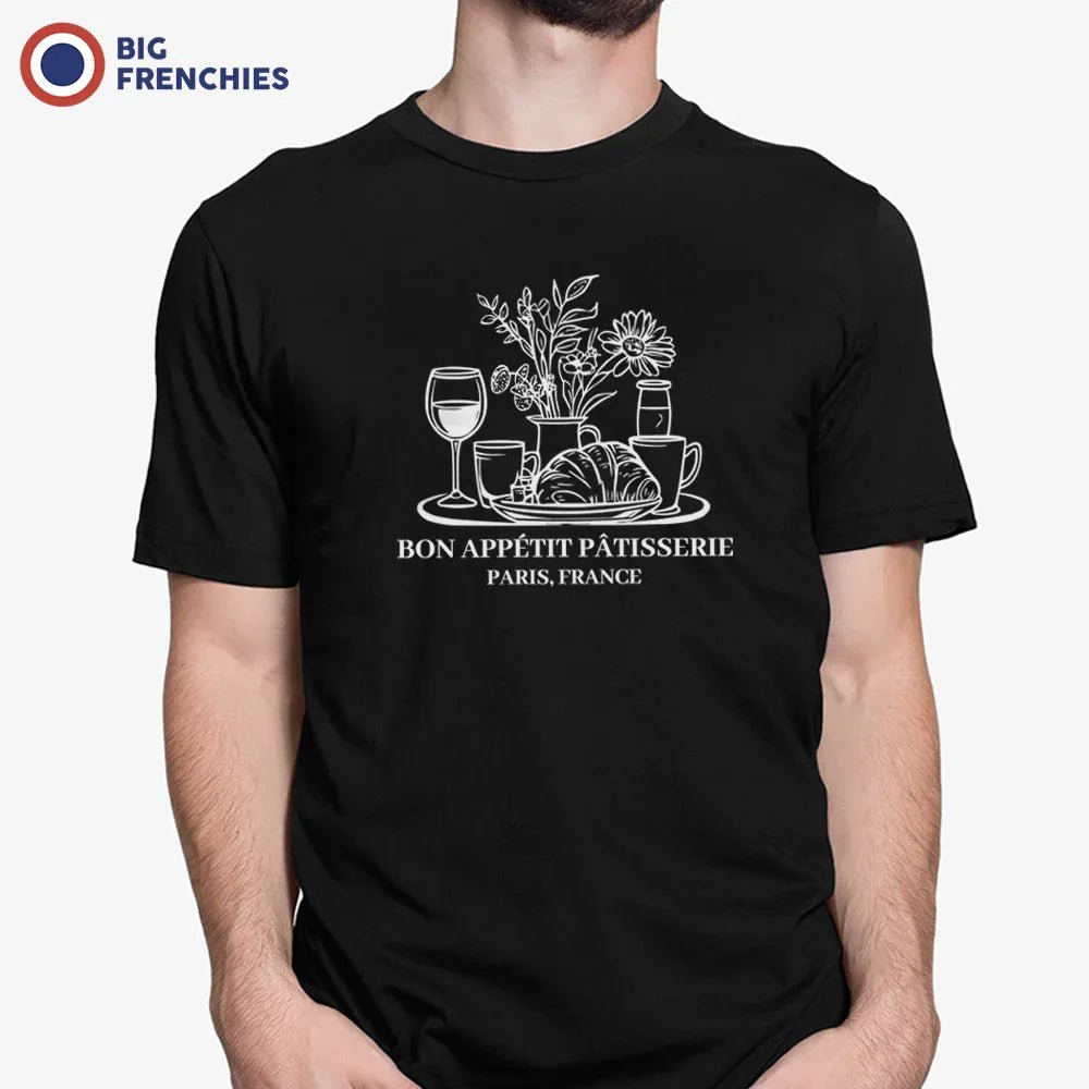 Bon Appétit Pâtisserie, Paris, France Men's Organic Cotton Tee - Create Marketplace