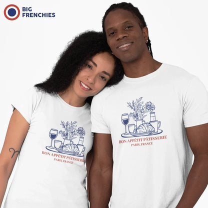 Bon Appétit Pâtisserie, Paris France Women's Organic Cotton Tee - Create Marketplace