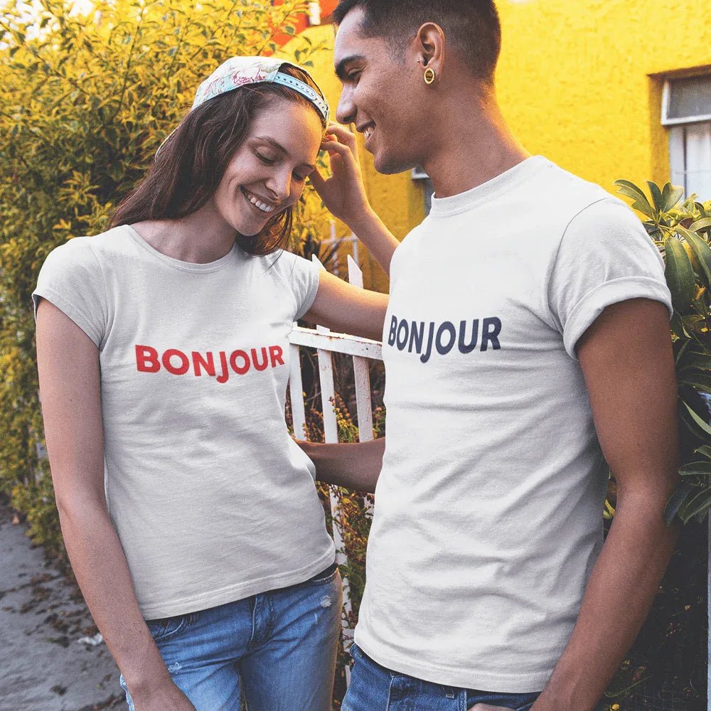 Bonjour Men's Organic Tee - Create Marketplace