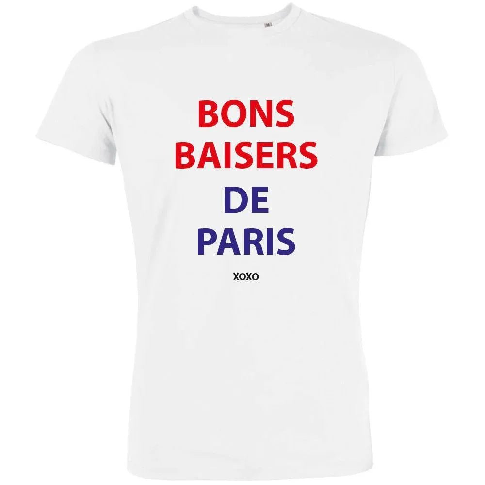 Bons Baisers De Paris Men's Organic Tee - Create Marketplace