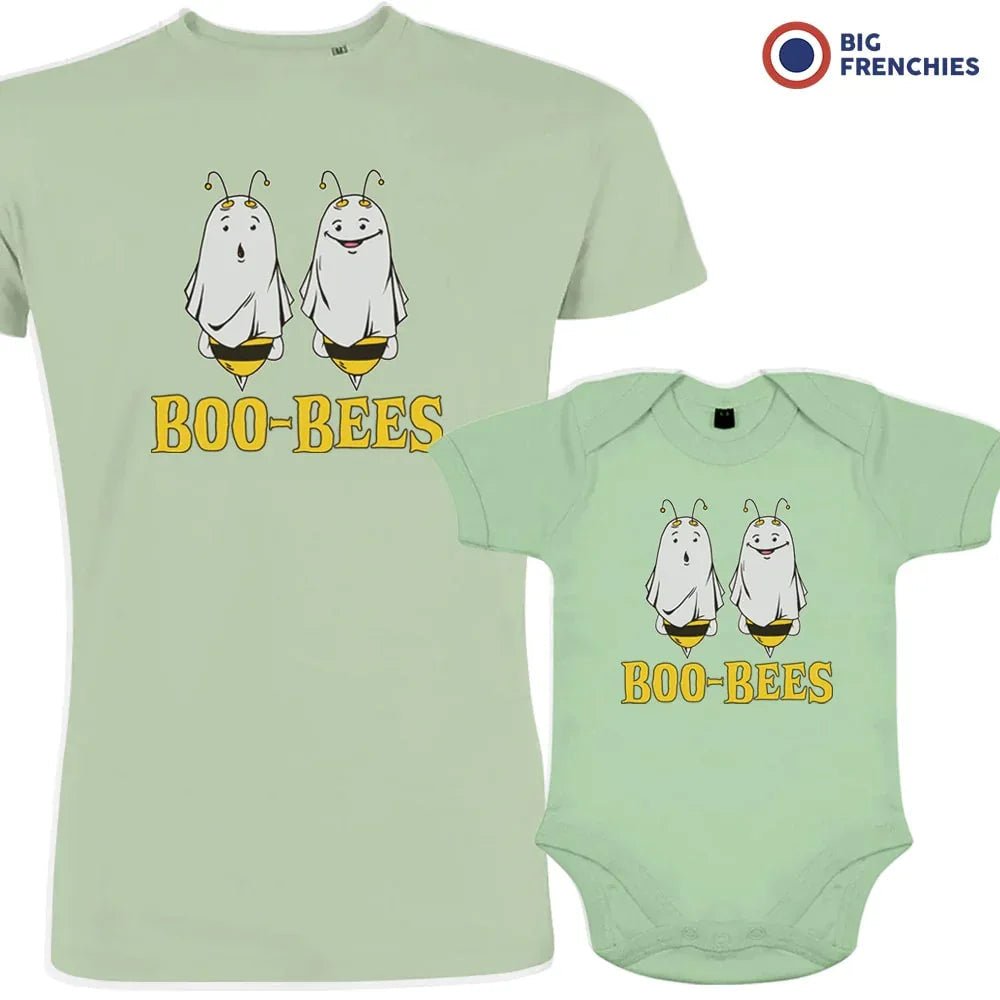 Boo-Bees Halloween Dad and Child Organic Cotton family Set (Set of 2) - Create Marketplace
