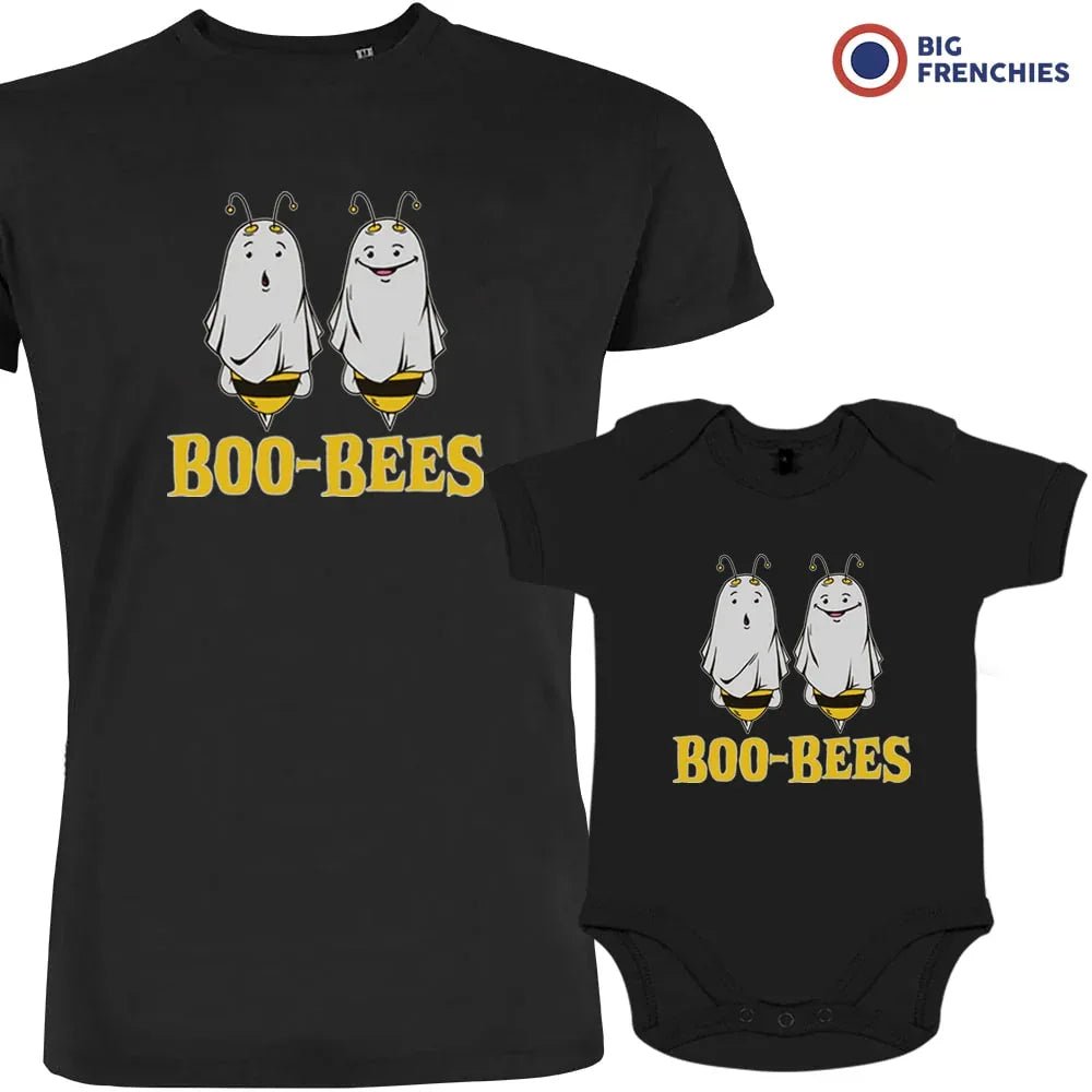 Boo-Bees Halloween Dad and Child Organic Cotton family Set (Set of 2) - Create Marketplace
