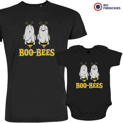Boo-Bees Halloween Dad and Child Organic Cotton family Set (Set of 2) - Create Marketplace