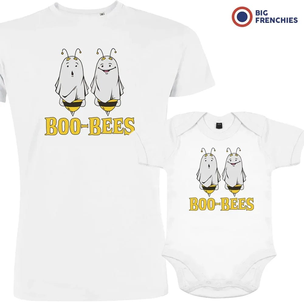 Boo-Bees Halloween Dad and Child Organic Cotton family Set (Set of 2) - Create Marketplace