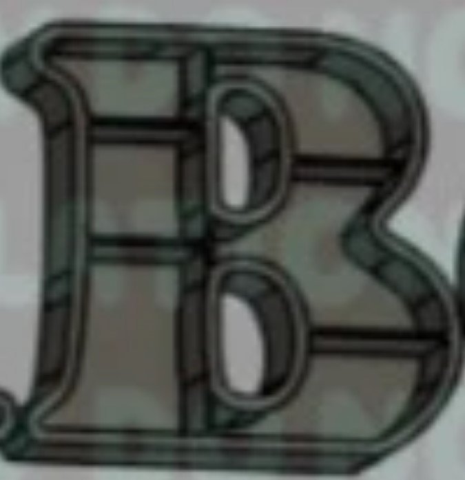 Bookshelf Letter - B - Create Marketplace