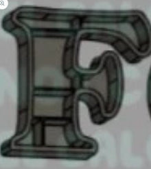 Bookshelf Letter - F - Create Marketplace