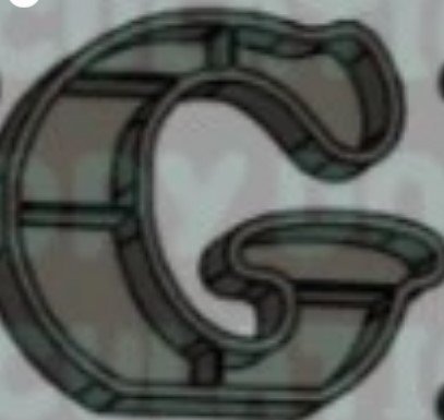 Bookshelf Letter - G - Create Marketplace