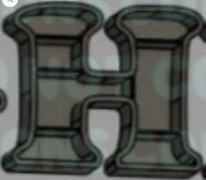 Bookshelf Letter - H - Create Marketplace