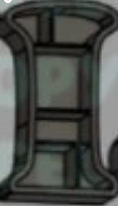 Bookshelf Letter - I - Create Marketplace