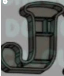 Bookshelf Letter - J - Create Marketplace