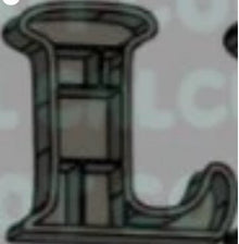 Bookshelf Letter - L - Create Marketplace