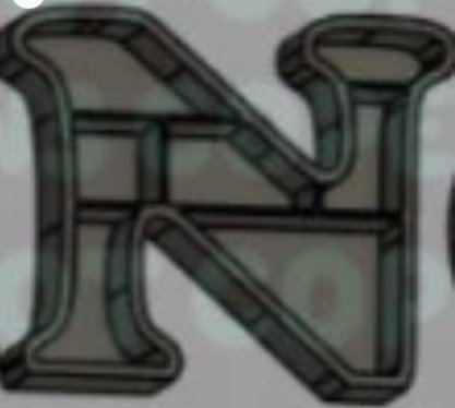 Bookshelf Letter - N - Create Marketplace