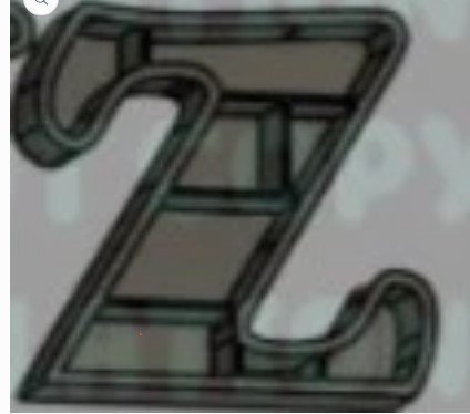 Bookshelf Letter - Z - Create Marketplace