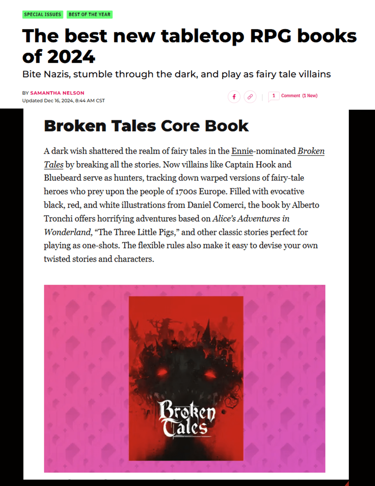 Broken Tales (RPG Book + PDF) Hardcover - Create Marketplace