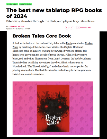 Broken Tales (RPG Book + PDF) Hardcover - Create Marketplace