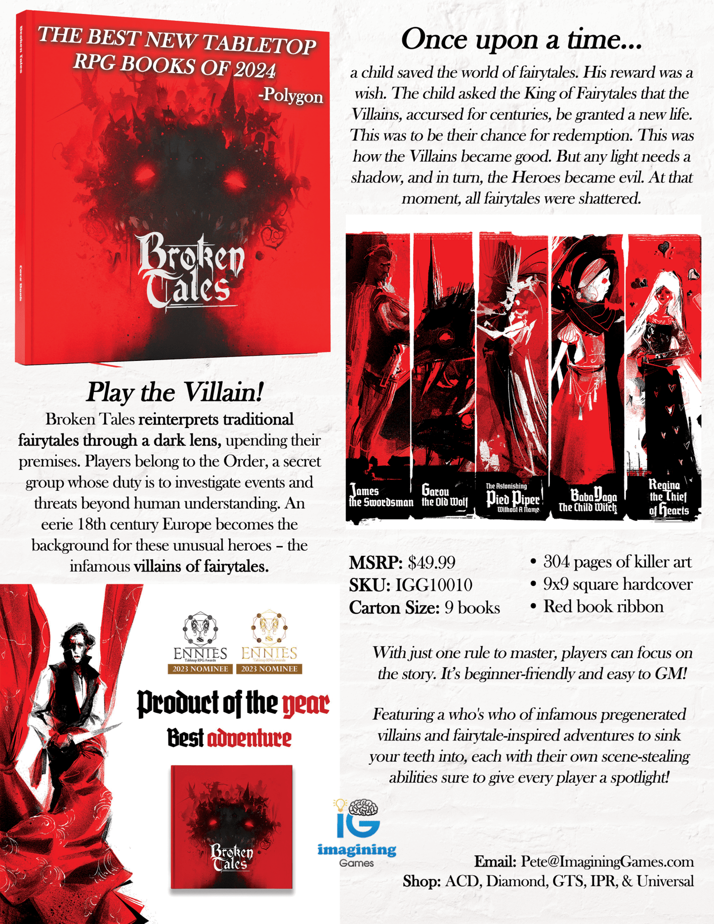 Broken Tales (RPG Book + PDF) Hardcover - Create Marketplace