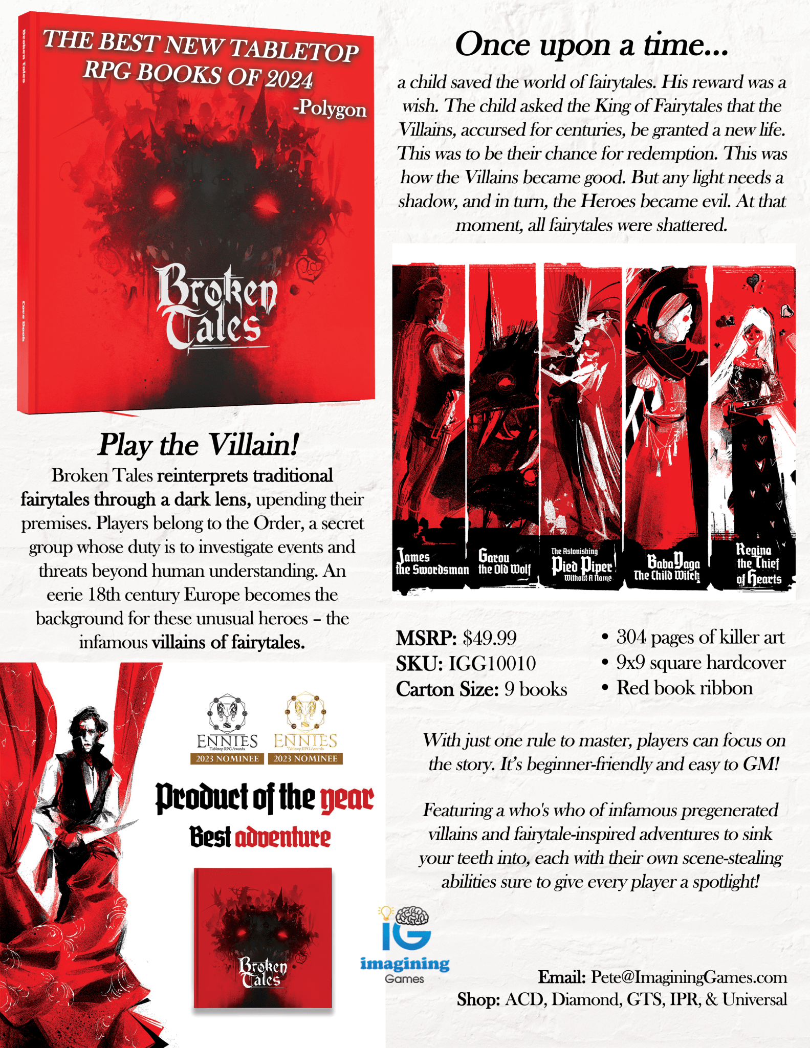 Broken Tales (RPG Book + PDF) Hardcover - Create Marketplace