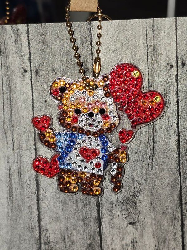 Brown Bear D.A. keychain - made by kid Noah - Create Marketplace