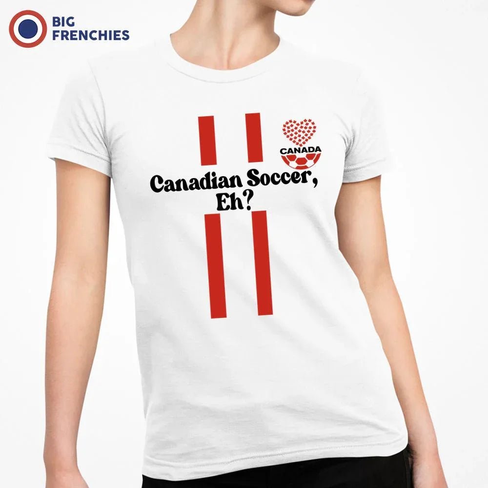 Canadian Soccer, Eh? Women's Organic Cotton Tee - Create Marketplace