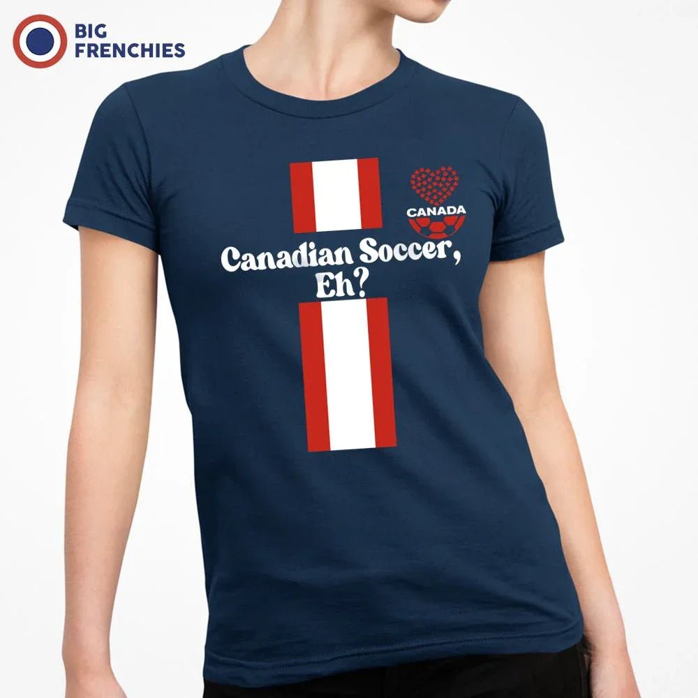 Canadian Soccer, Eh? Women's Organic Cotton Tee - Create Marketplace
