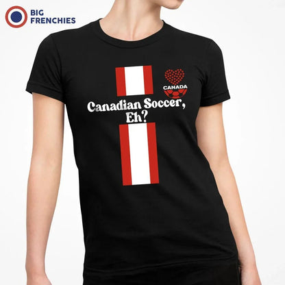 Canadian Soccer, Eh? Women's Organic Cotton Tee - Create Marketplace