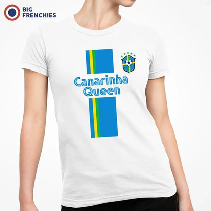 Canarinha Queen Women's Organic Cotton Tee - Create Marketplace