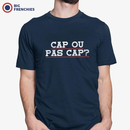 Cap Ou Pas Cap? Men's Organic Cotton Tee - Create Marketplace