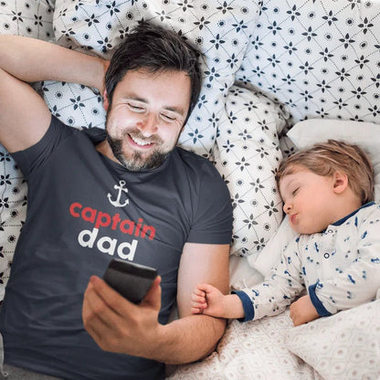 Captain Dad Men's Organic Tee - Create Marketplace