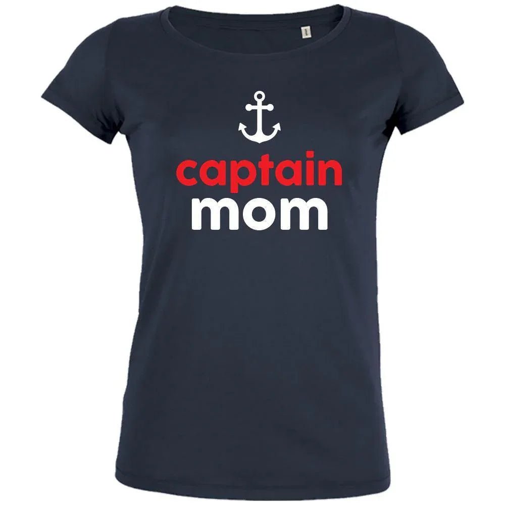 Captain Mom Women's Organic Tee - Create Marketplace