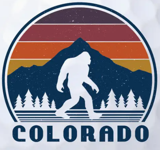 Sunset Sasquatch Sticker