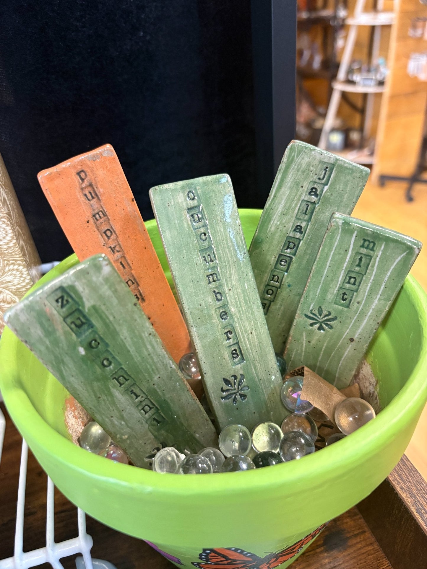 Ceramic Plant Marker - Pumpkins - Create Marketplace