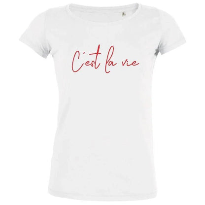 C'est La Vie Women's Organic Tee - Create Marketplace