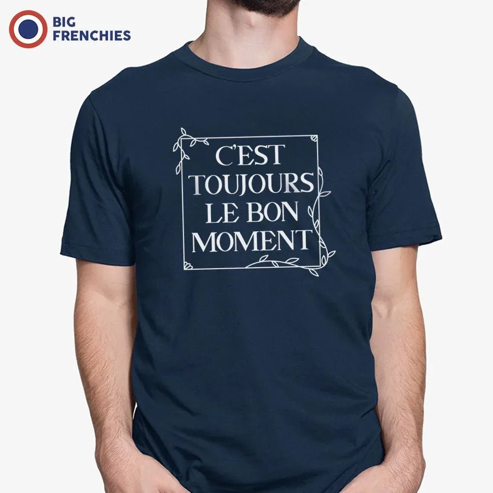 C'est Toujours Le Bon Moment Men's Organic Cotton Tee - Create Marketplace