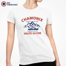 Chamonix Mont Blanc French Alps Haute Savoie Women's Organic Cotton Tee - Create Marketplace