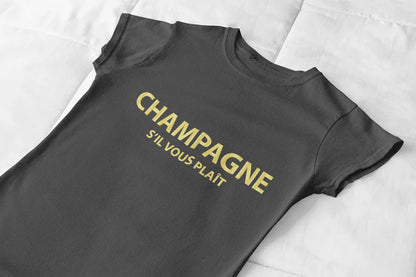 Champagne S'il Vous Plait Men's Organic Tee - Create Marketplace