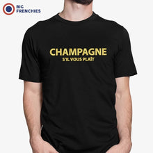 Champagne S'il Vous Plait Men's Organic Tee - Create Marketplace