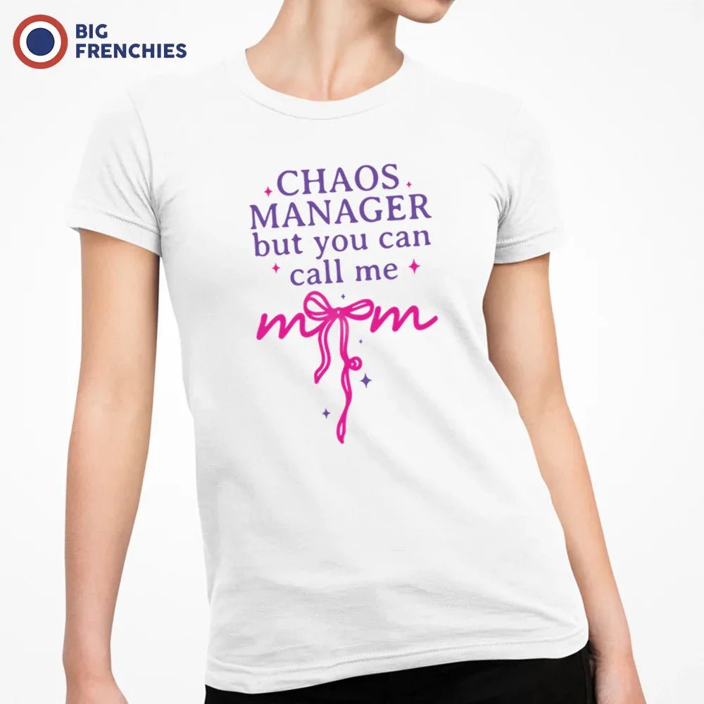 Chaos Manager But You Can Call Me Mom Women's Organic Cotton Tee - Create Marketplace