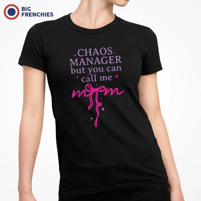 Chaos Manager But You Can Call Me Mom Women's Organic Cotton Tee - Create Marketplace