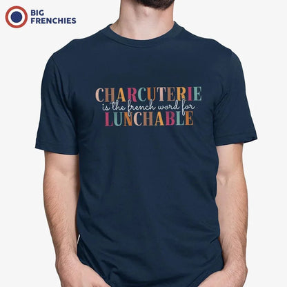 Charcuterie Is The French Word For Lunchable Men's Organic Cotton Tee - Create Marketplace