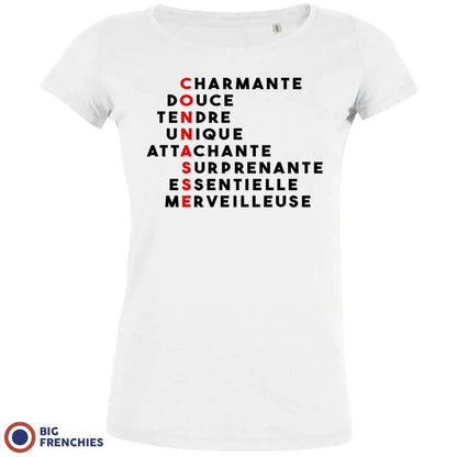 Charmante, Douce, Tendre Women's Organic Cotton Tee - Create Marketplace