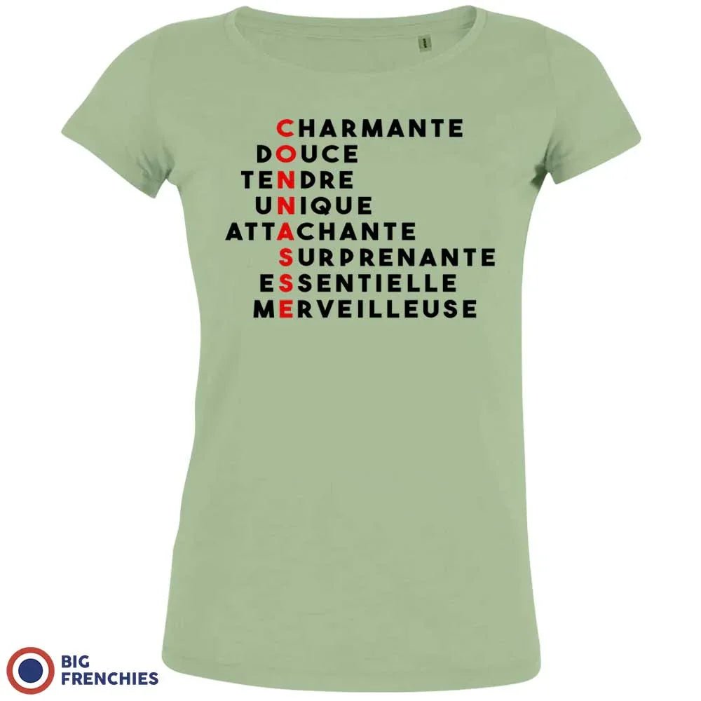 Charmante, Douce, Tendre Women's Organic Cotton Tee - Create Marketplace